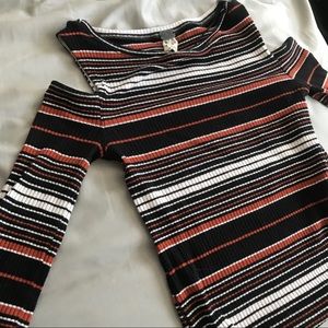 Free People Cutout Shoulder Top